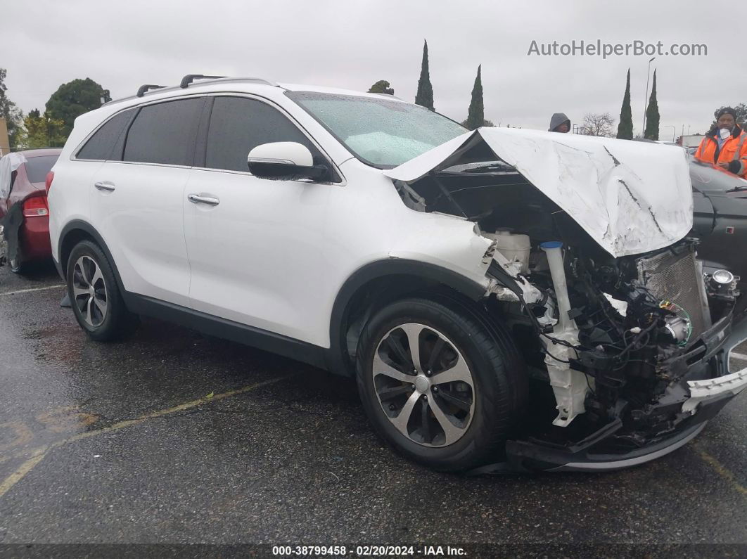 2017 Kia Sorento 3.3l Ex White vin: 5XYPH4A50HG315699