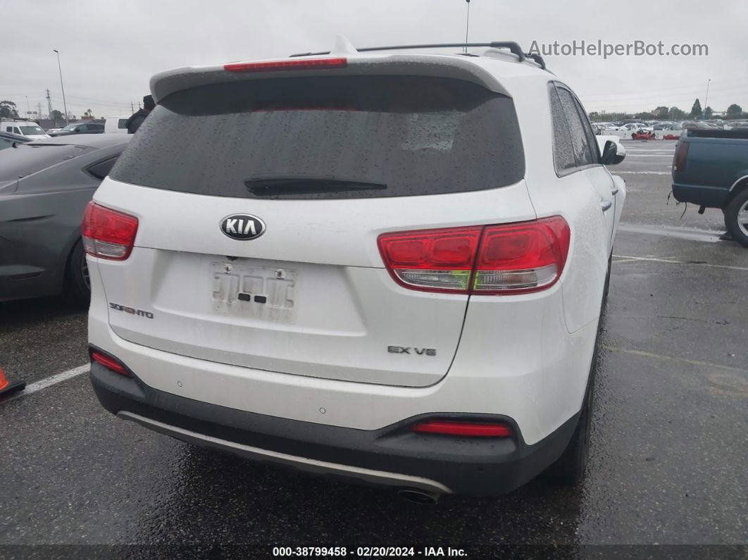 2017 Kia Sorento 3.3l Ex White vin: 5XYPH4A50HG315699