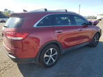 2018 Kia Sorento Ex Red vin: 5XYPH4A50JG425481