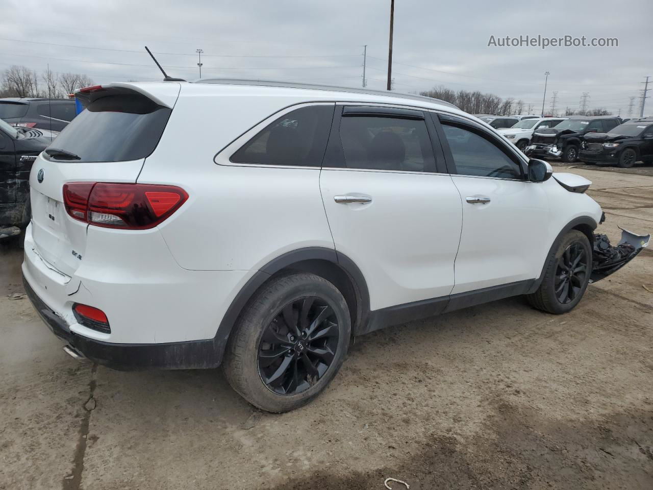 2020 Kia Sorento Ex White vin: 5XYPH4A50LG705470