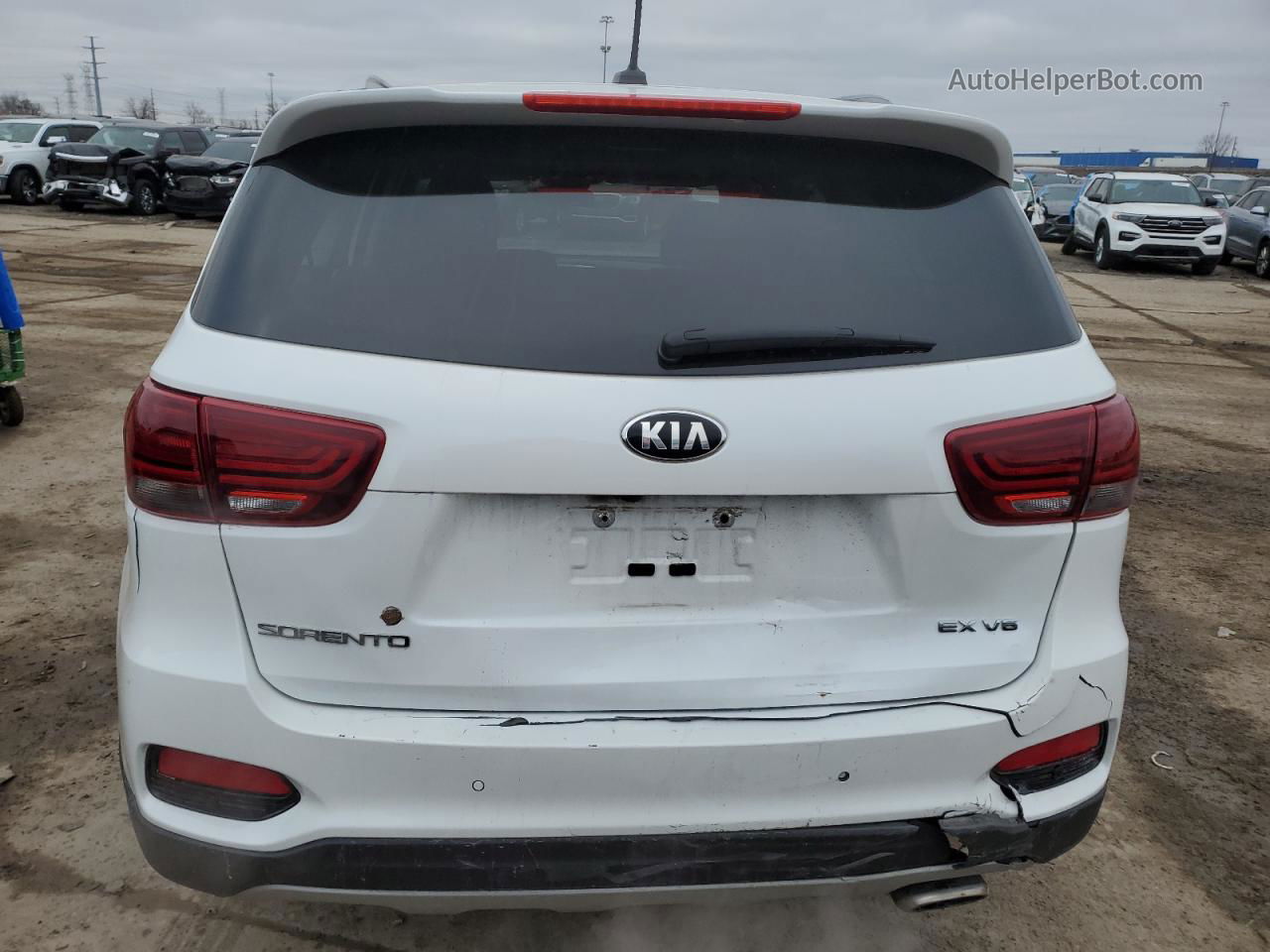 2020 Kia Sorento Ex White vin: 5XYPH4A50LG705470