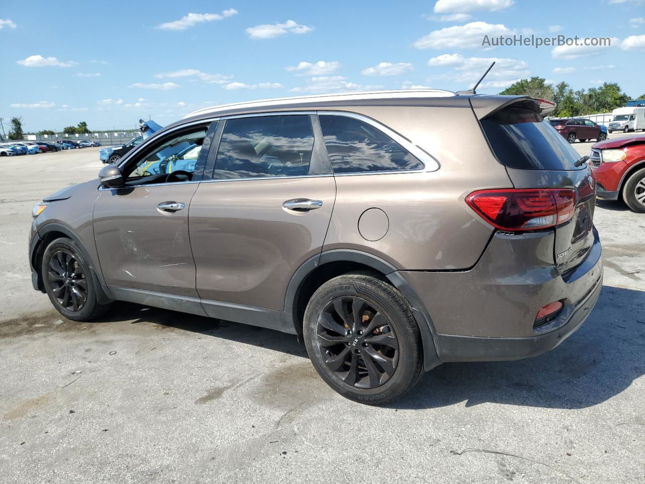 2020 Kia Sorento Ex Brown vin: 5XYPH4A51LG632612