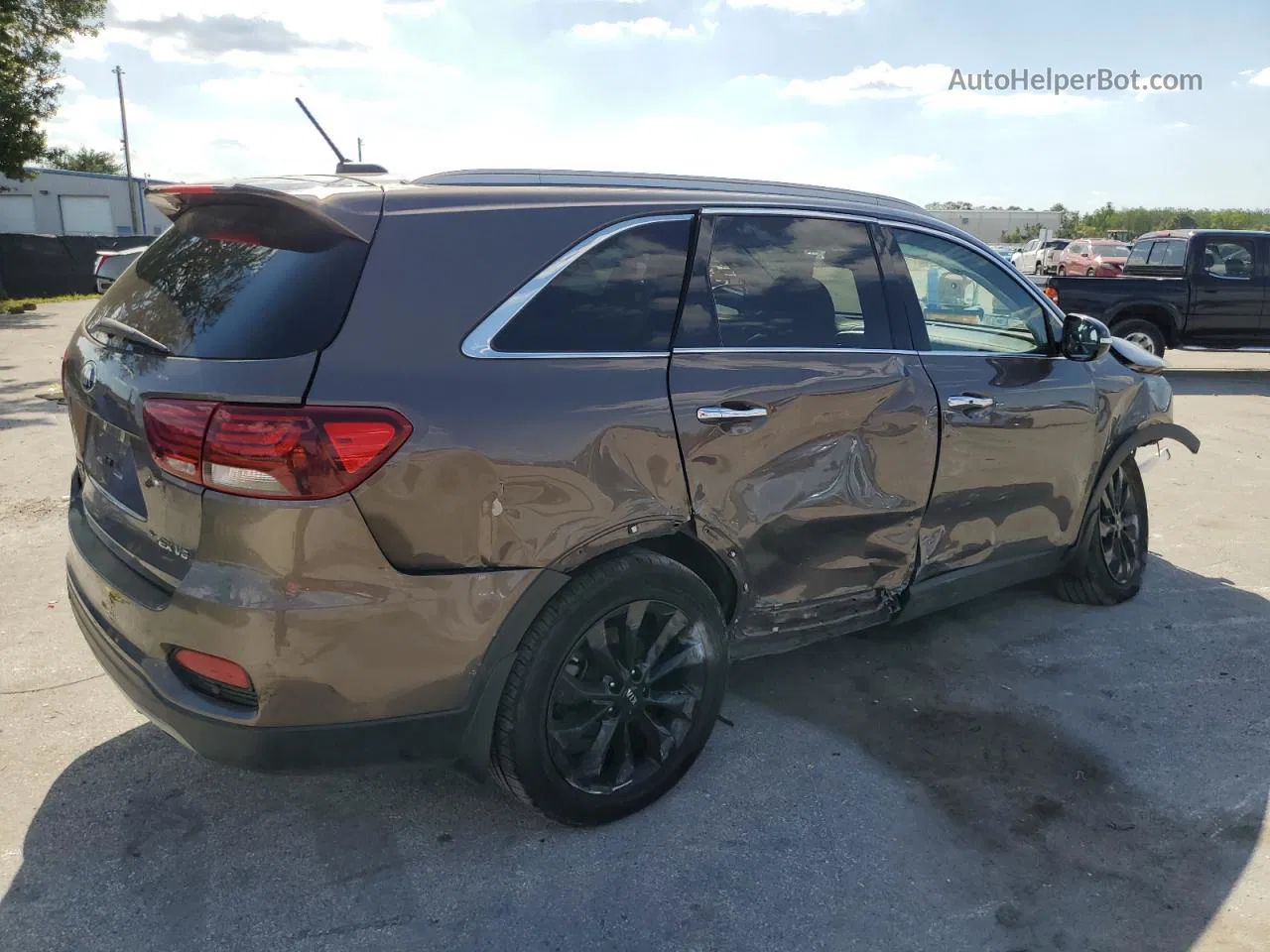 2020 Kia Sorento Ex Brown vin: 5XYPH4A51LG632612