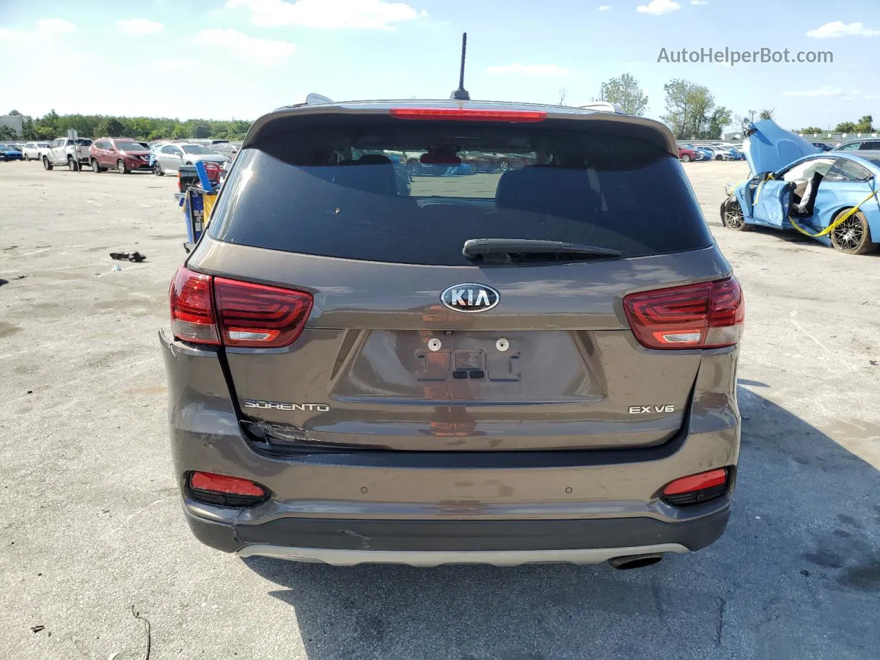 2020 Kia Sorento Ex Коричневый vin: 5XYPH4A51LG632612