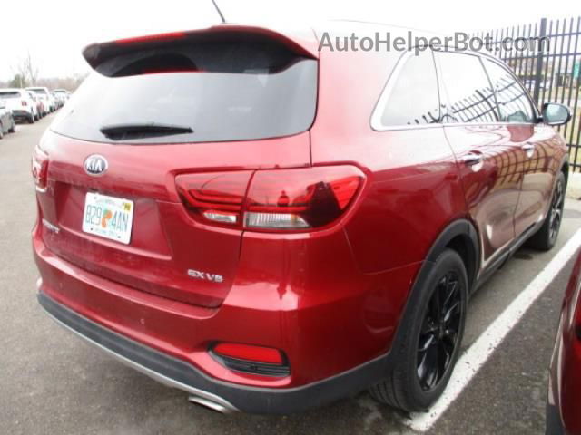 2020 Kia Sorento Ex V6 Red vin: 5XYPH4A51LG702450