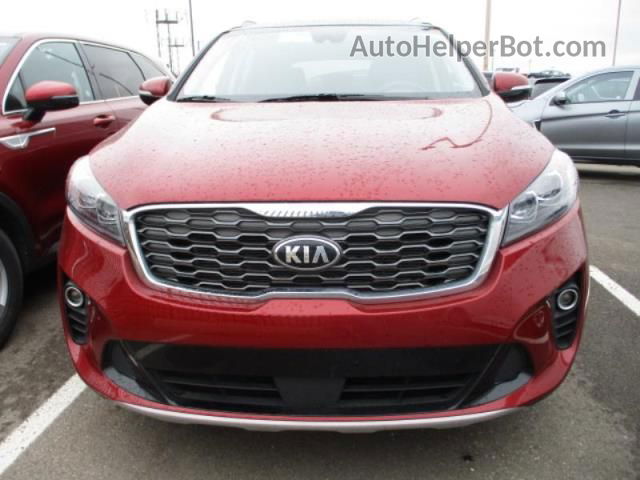 2020 Kia Sorento Ex V6 Red vin: 5XYPH4A51LG702450