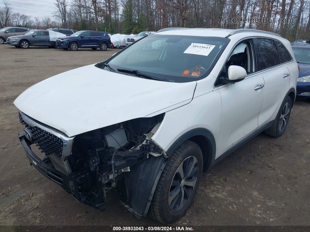 2017 Kia Sorento 3.3l Ex White vin: 5XYPH4A52HG321696