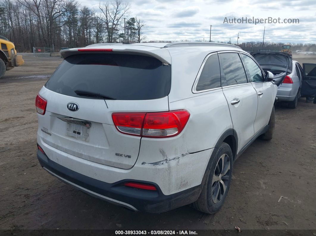 2017 Kia Sorento 3.3l Ex White vin: 5XYPH4A52HG321696