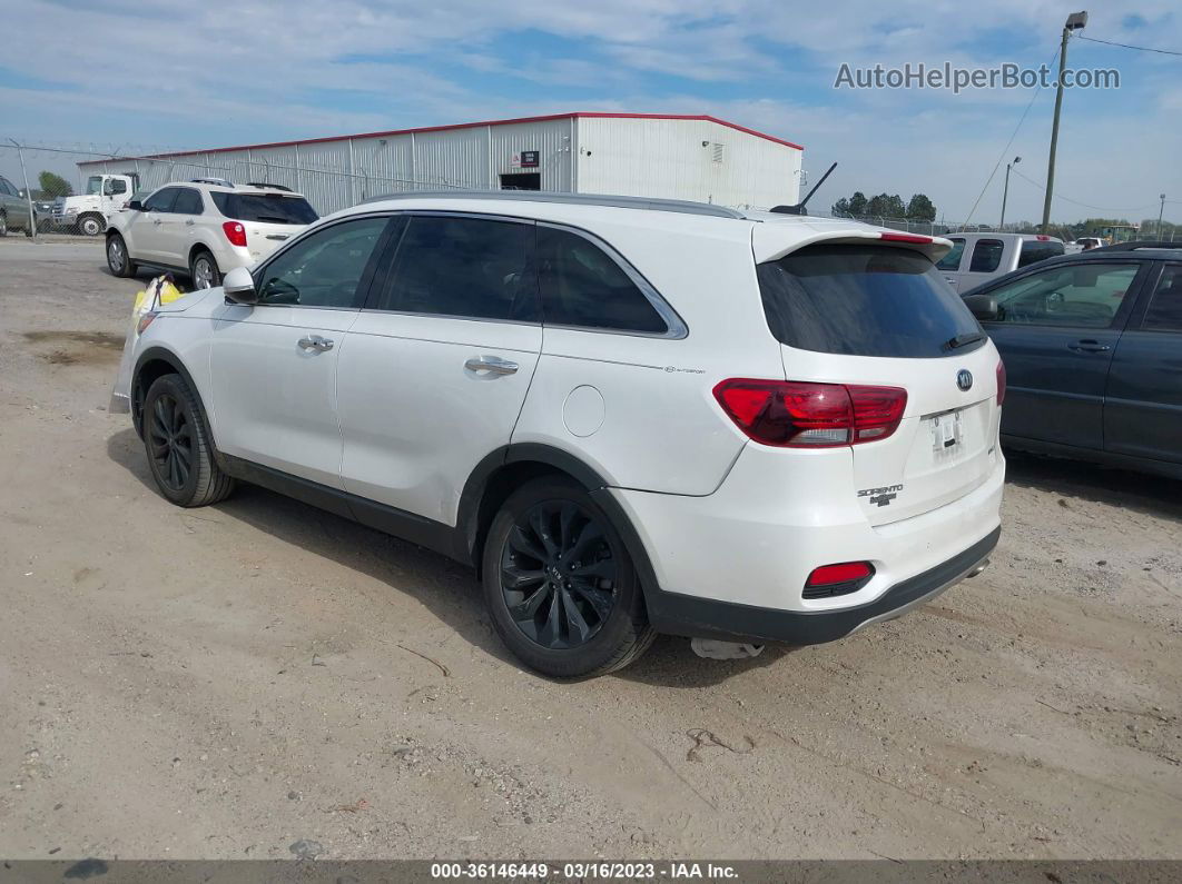 2020 Kia Sorento Ex V6 White vin: 5XYPH4A52LG675307