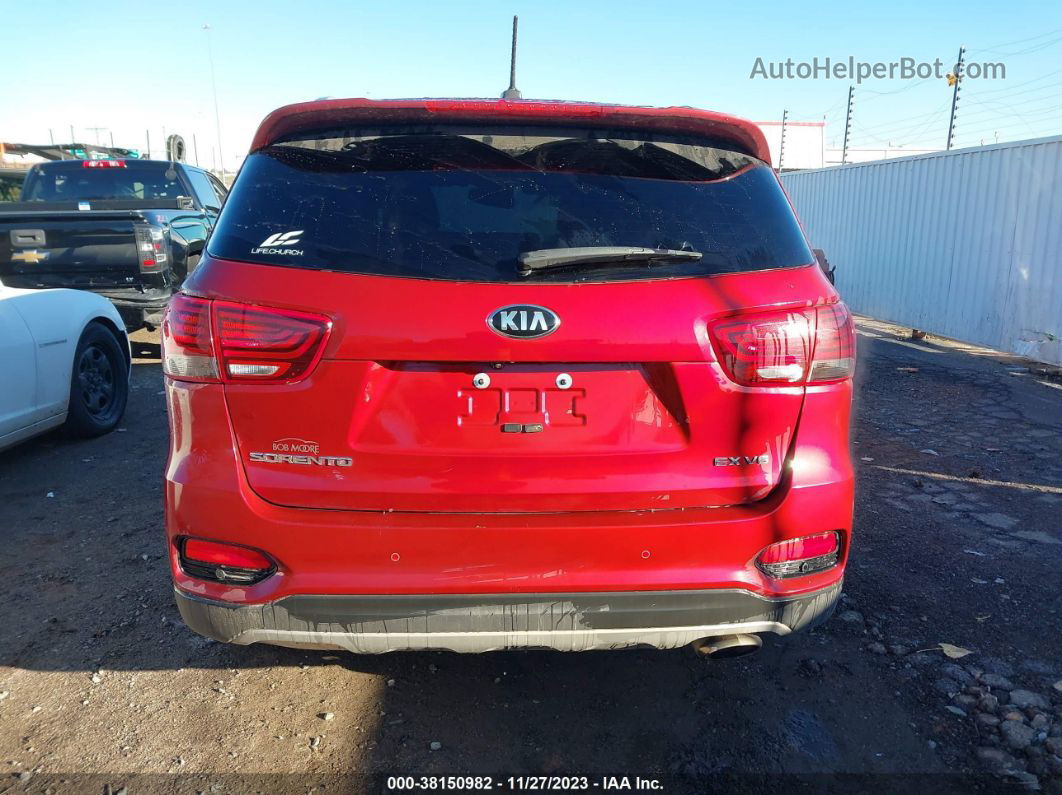 2020 Kia Sorento 3.3l Ex Red vin: 5XYPH4A52LG709617