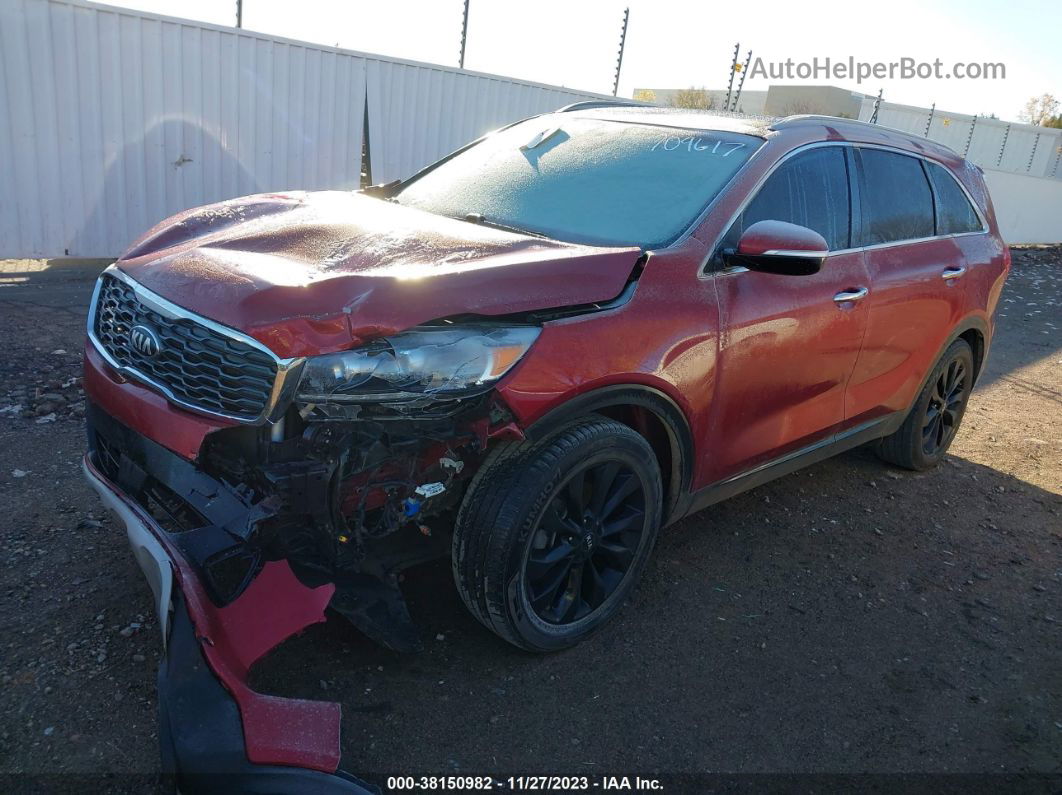 2020 Kia Sorento 3.3l Ex Red vin: 5XYPH4A52LG709617