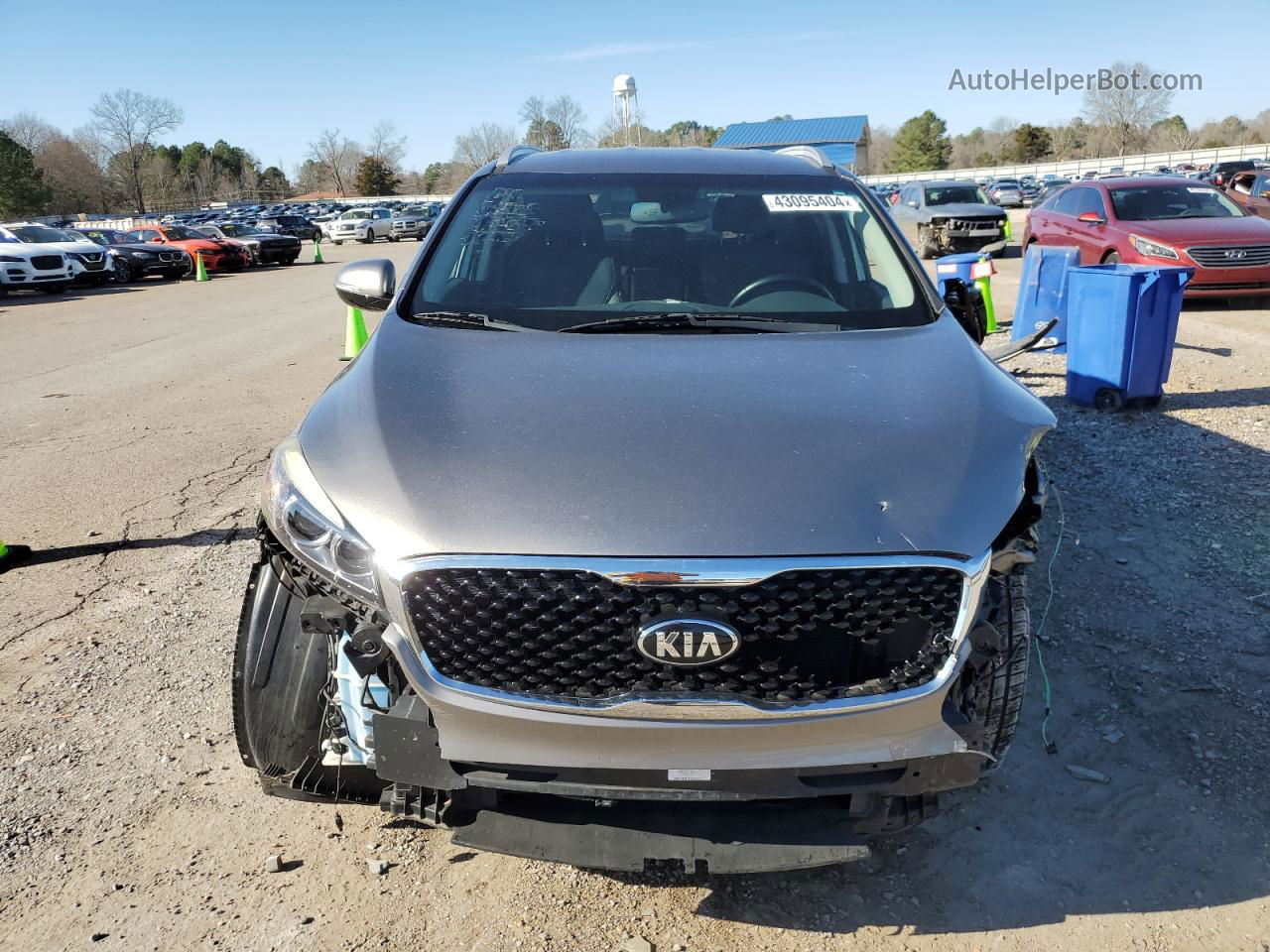 2018 Kia Sorento Ex Серебряный vin: 5XYPH4A53JG407492