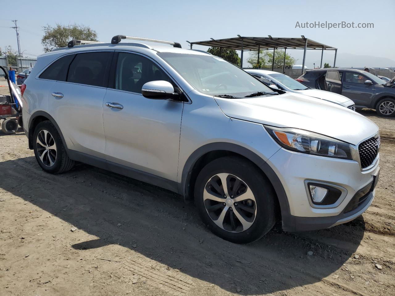 2017 Kia Sorento Ex Silver vin: 5XYPH4A54HG222457