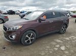 2017 Kia Sorento Ex Фиолетовый vin: 5XYPH4A54HG320274