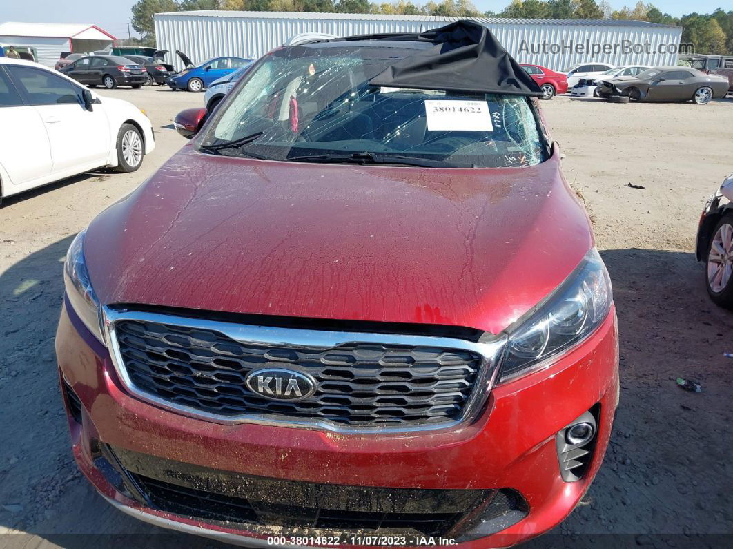 2020 Kia Sorento 3.3l Ex Красный vin: 5XYPH4A54LG704659