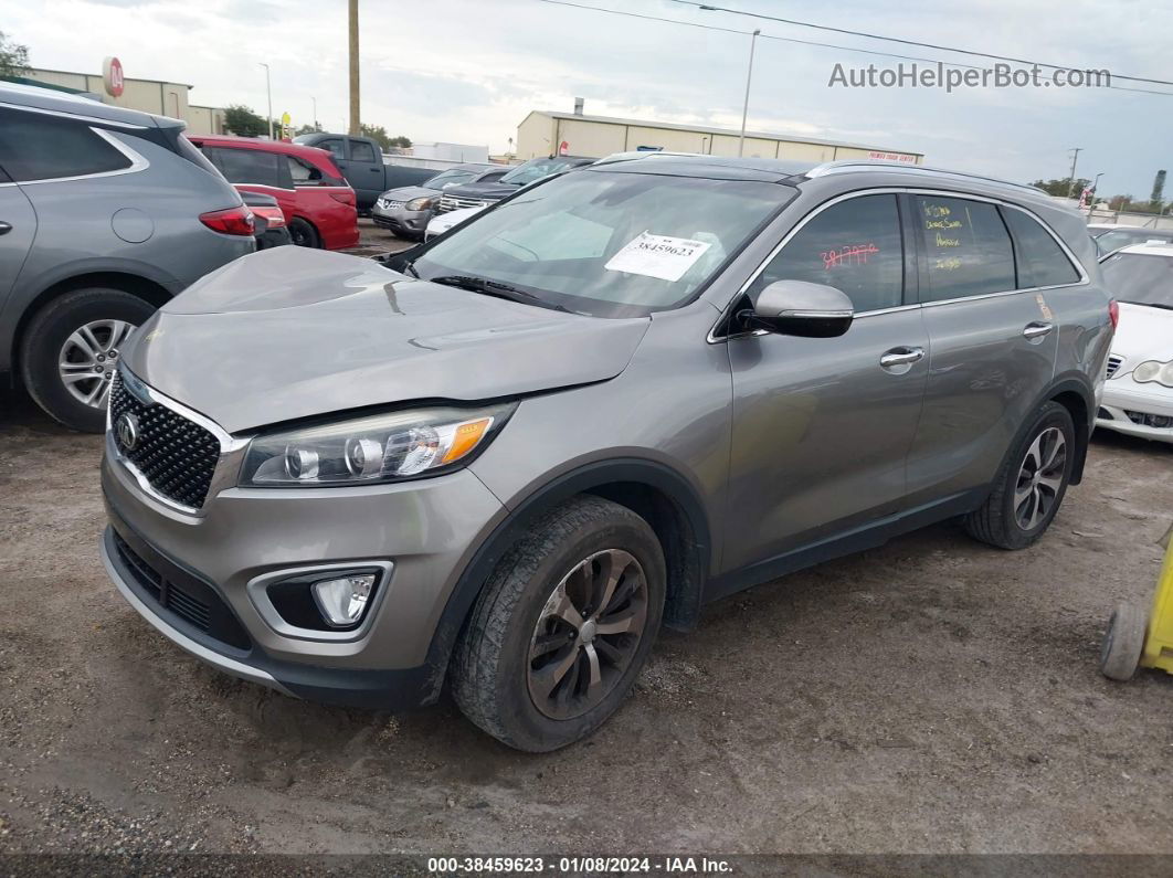 2017 Kia Sorento 3.3l Ex Gray vin: 5XYPH4A55HG307792