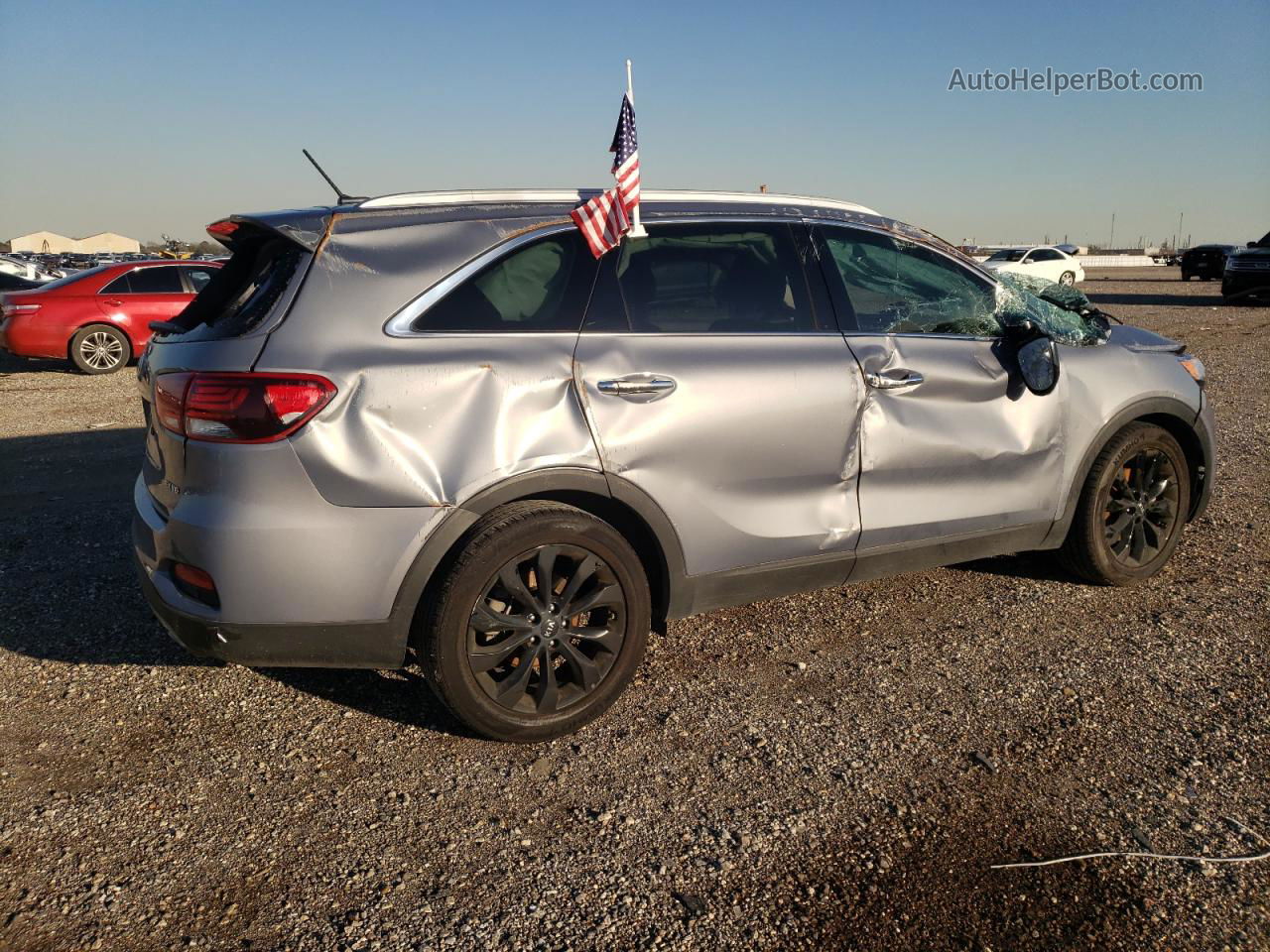 2020 Kia Sorento Ex Silver vin: 5XYPH4A55LG704279