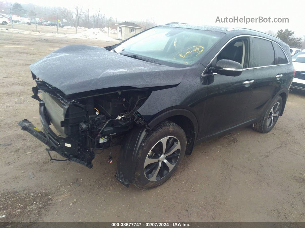 2018 Kia Sorento 3.3l Ex Черный vin: 5XYPH4A56JG360782