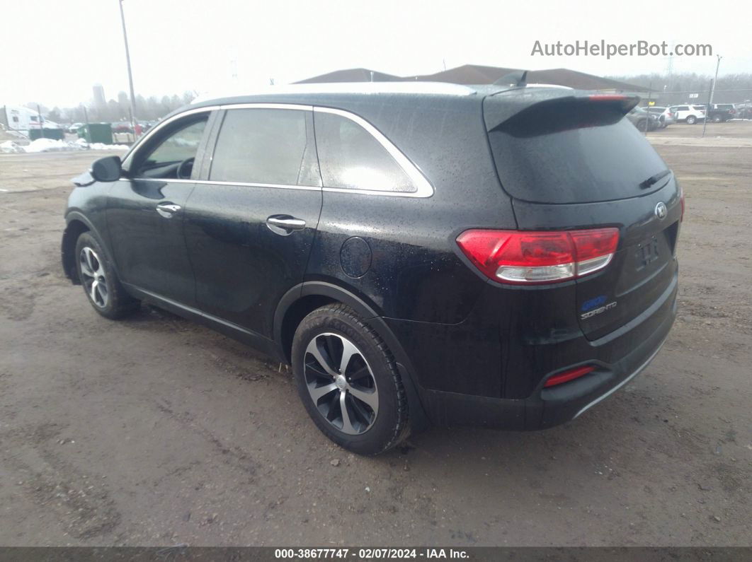 2018 Kia Sorento 3.3l Ex Черный vin: 5XYPH4A56JG360782