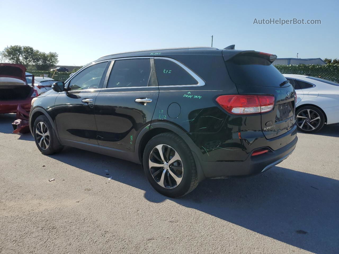 2018 Kia Sorento Ex Черный vin: 5XYPH4A56JG410497