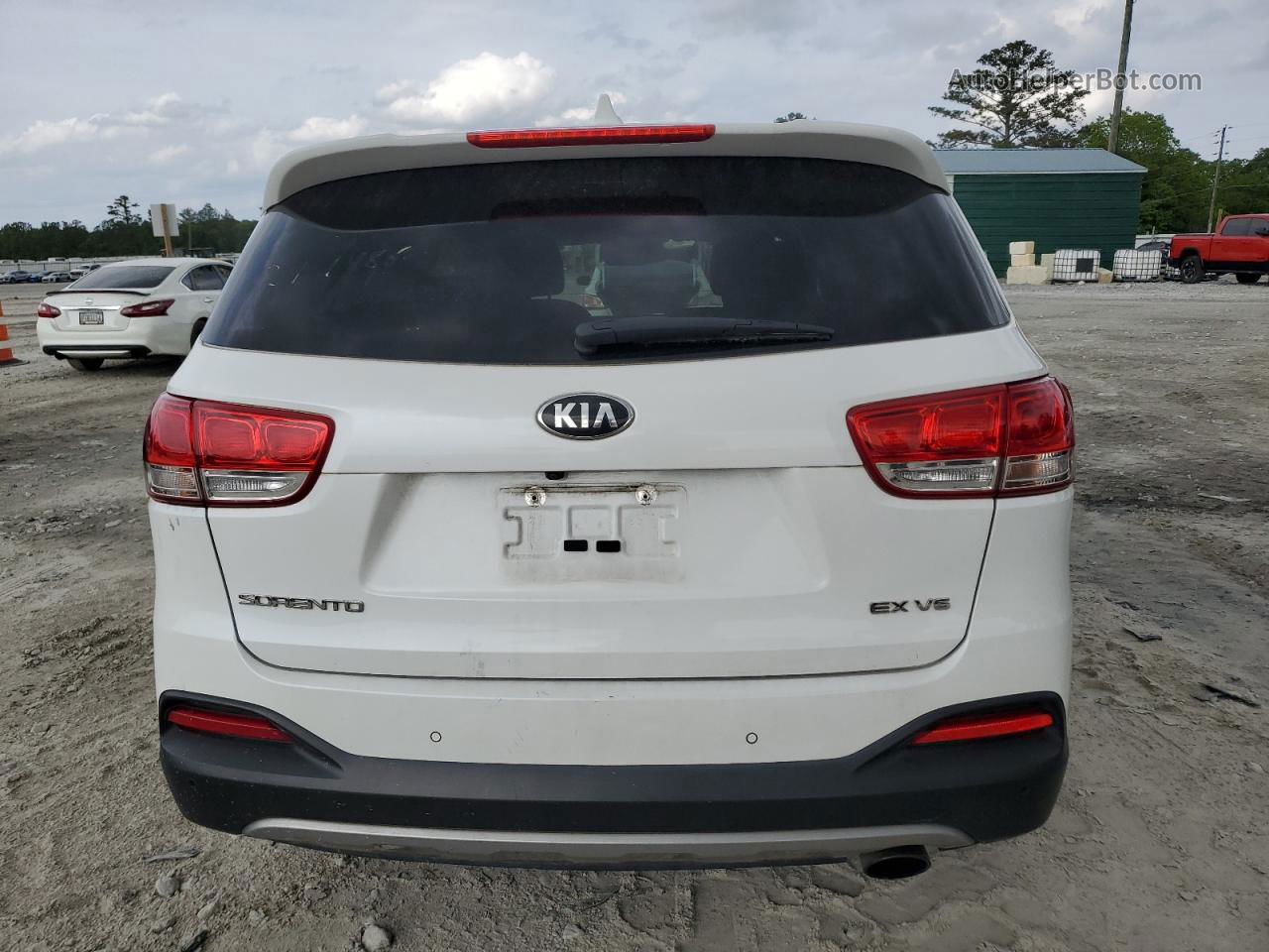 2017 Kia Sorento Ex Белый vin: 5XYPH4A57HG251032