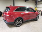 2018 Kia Sorento Ex Burgundy vin: 5XYPH4A57JG346325