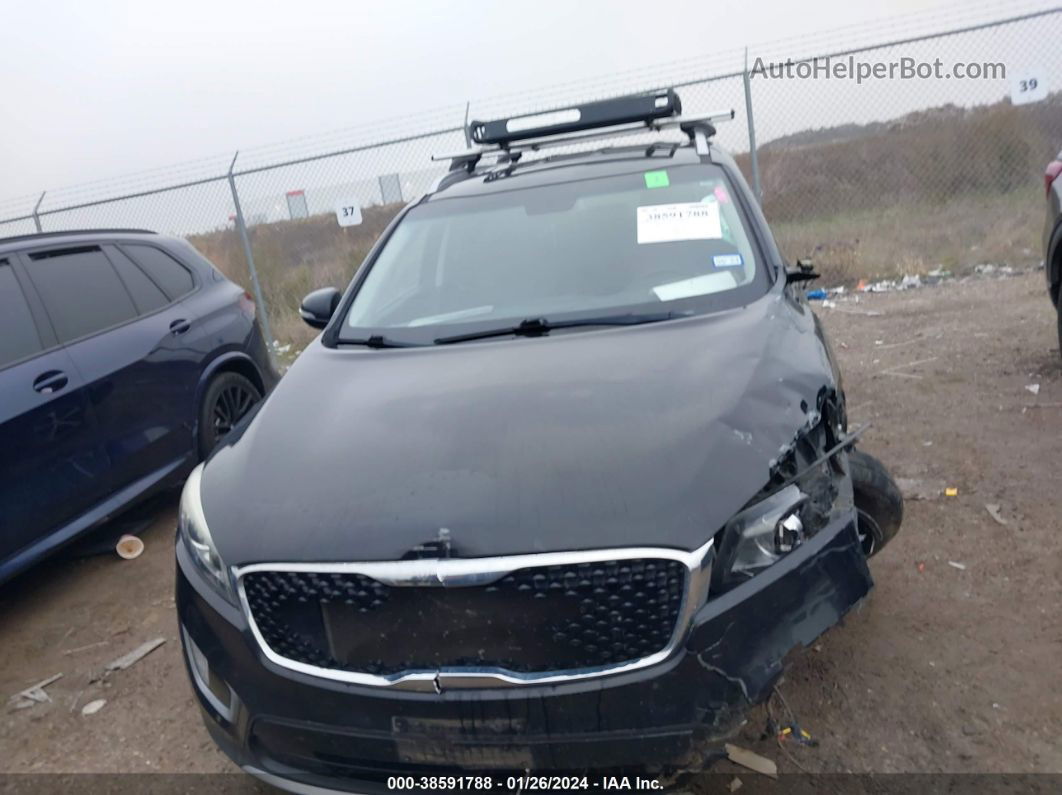 2018 Kia Sorento 3.3l Ex Черный vin: 5XYPH4A57JG406118