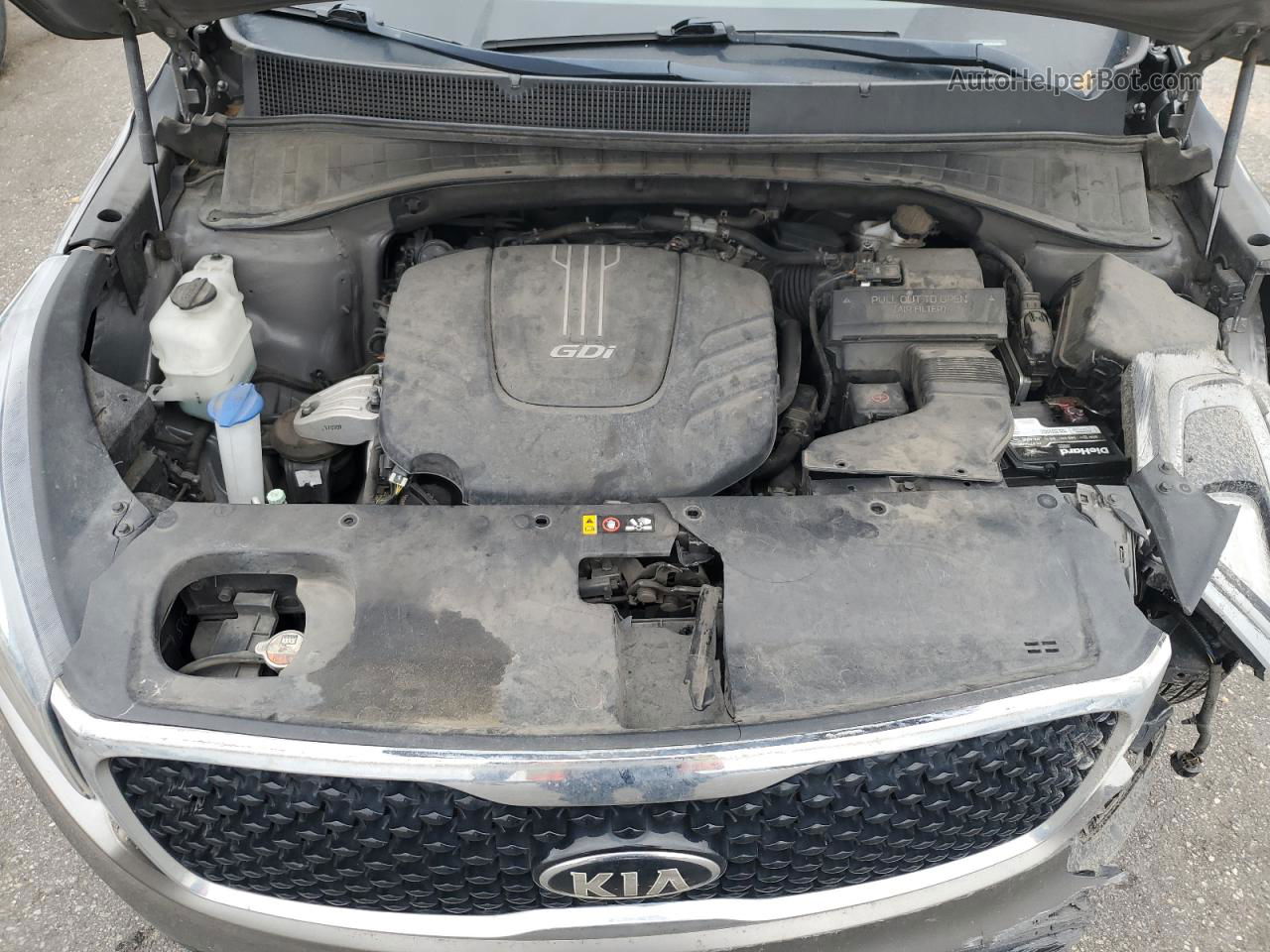 2018 Kia Sorento Ex Серый vin: 5XYPH4A58JG410064