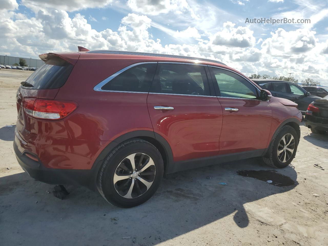 2018 Kia Sorento Ex Red vin: 5XYPH4A58JG425471