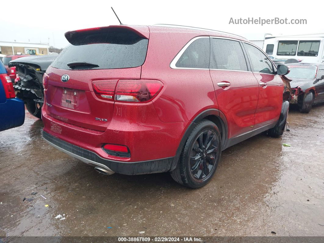 2020 Kia Sorento 3.3l Ex Red vin: 5XYPH4A58LG672962