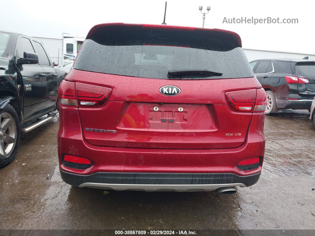 2020 Kia Sorento 3.3l Ex Красный vin: 5XYPH4A58LG672962