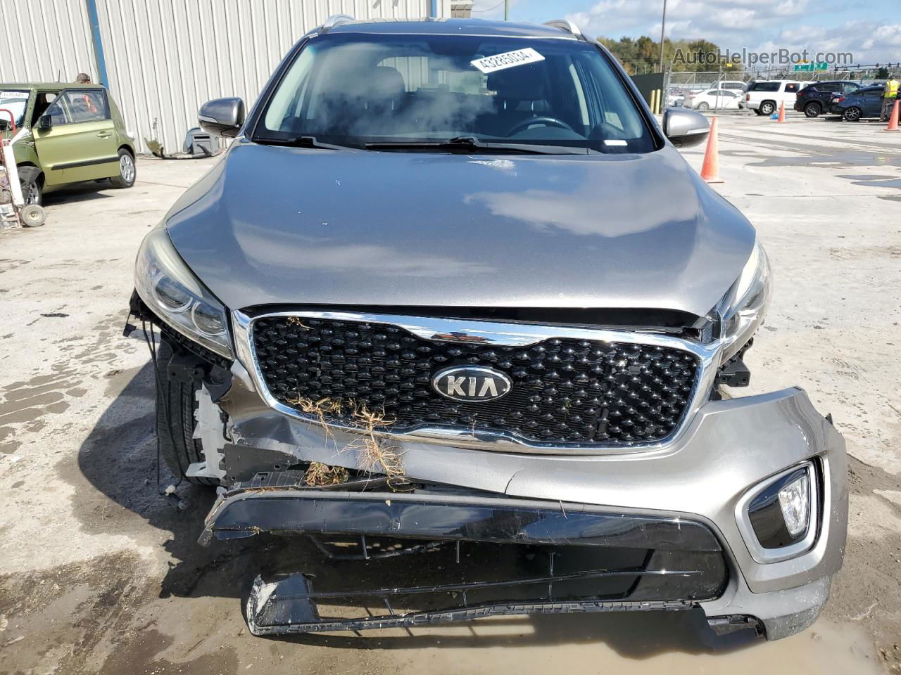 2017 Kia Sorento Ex Gray vin: 5XYPH4A59HG299504