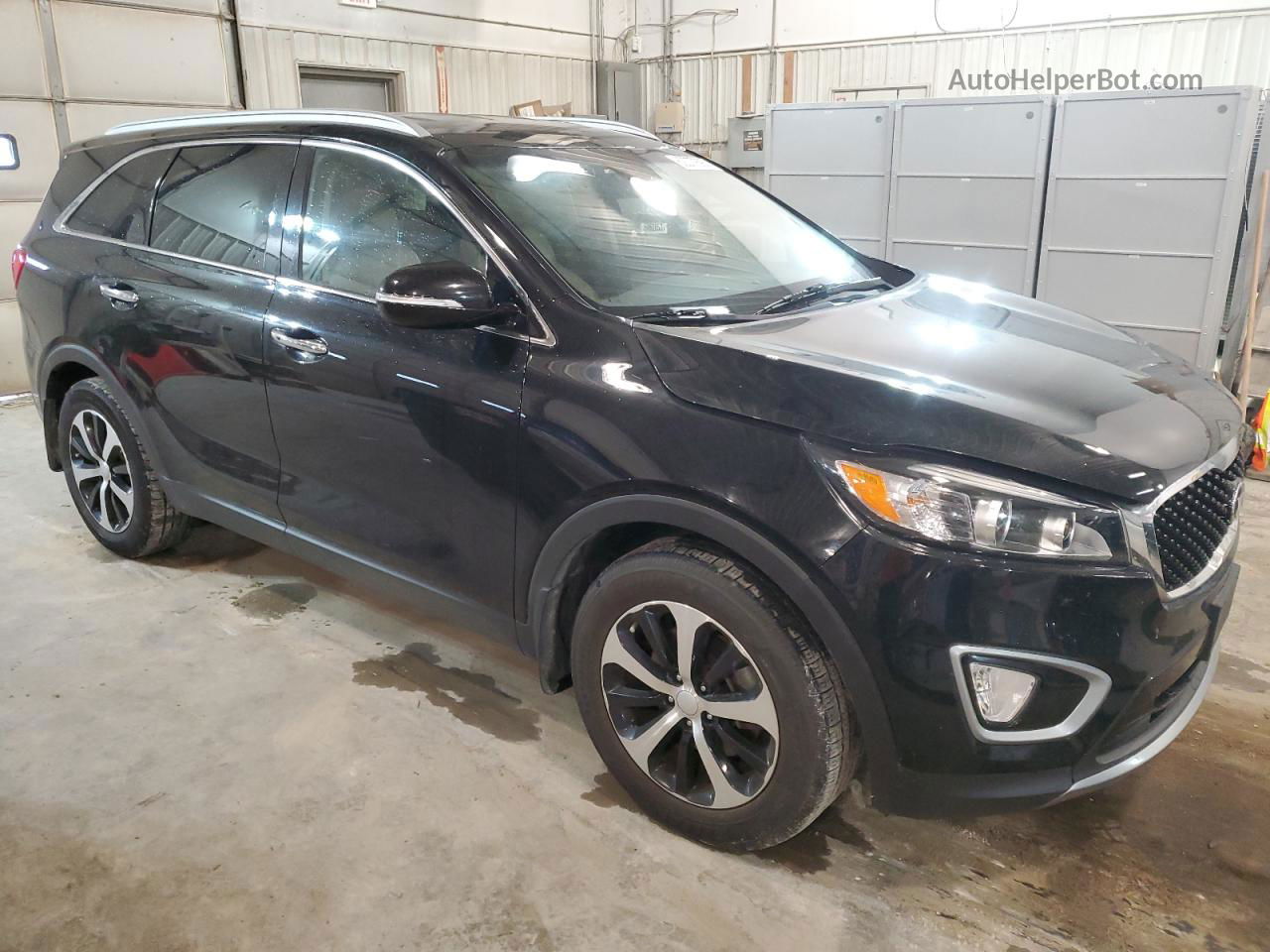 2018 Kia Sorento Ex Черный vin: 5XYPH4A59JG386762