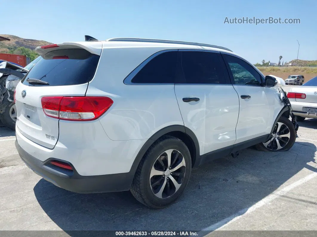 2018 Kia Sorento 3.3l Ex White vin: 5XYPH4A59JG396160