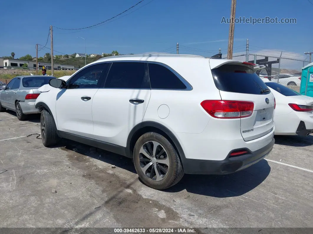 2018 Kia Sorento 3.3l Ex White vin: 5XYPH4A59JG396160