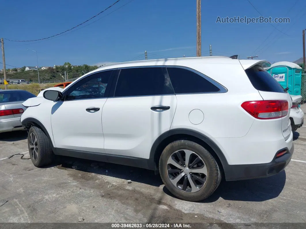 2018 Kia Sorento 3.3l Ex White vin: 5XYPH4A59JG396160