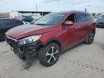 2018 Kia Sorento Ex Red vin: 5XYPH4A59JG409778