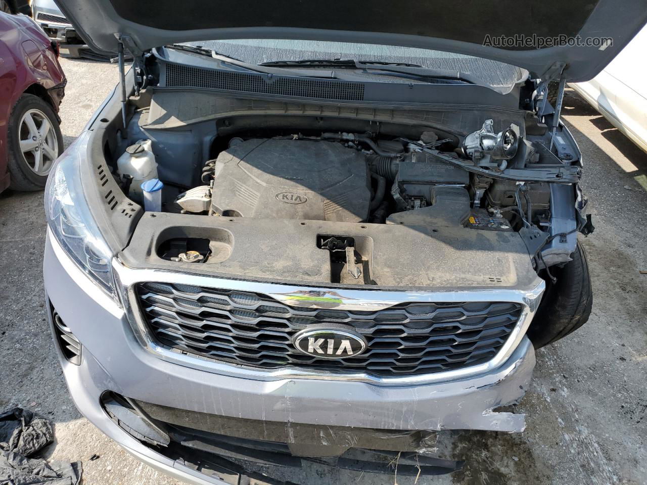 2020 Kia Sorento Ex Silver vin: 5XYPH4A59LG709453