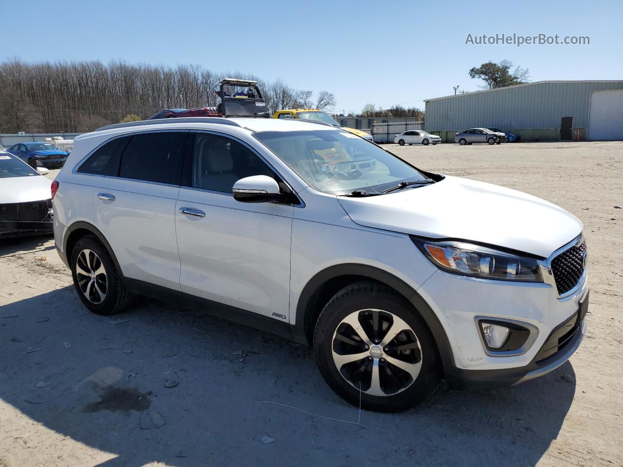 2017 Kia Sorento Ex Белый vin: 5XYPHDA13HG276300