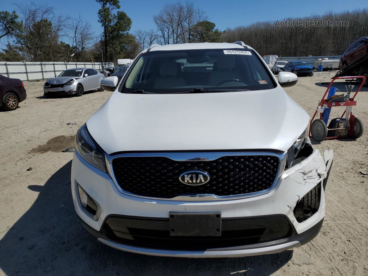 2017 Kia Sorento Ex Белый vin: 5XYPHDA13HG276300