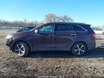 2018 Kia Sorento 2.0t Ex Maroon vin: 5XYPHDA14JG348496