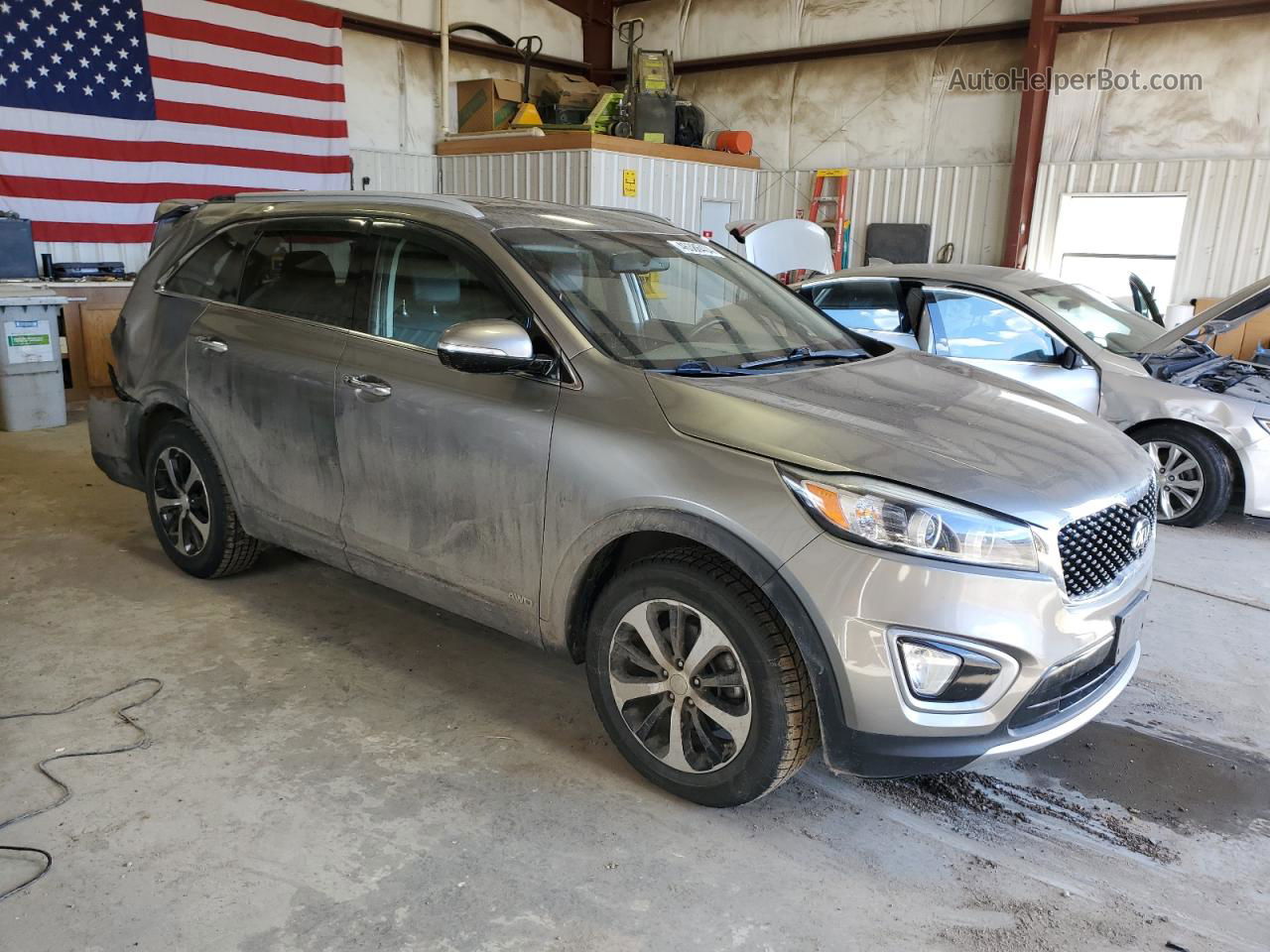 2017 Kia Sorento Ex Gray vin: 5XYPHDA15HG276279