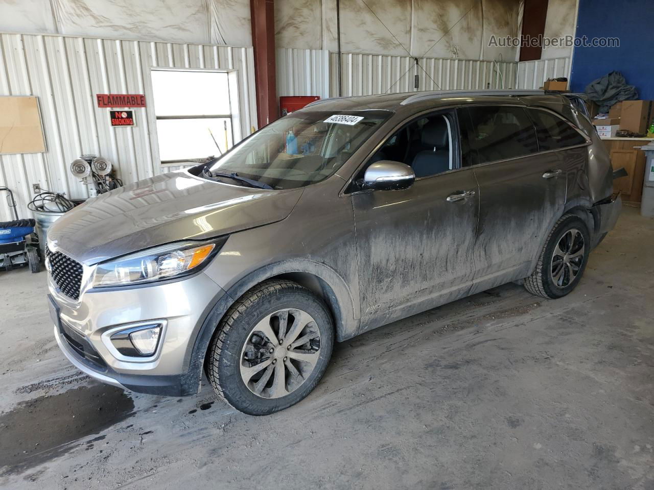 2017 Kia Sorento Ex Gray vin: 5XYPHDA15HG276279