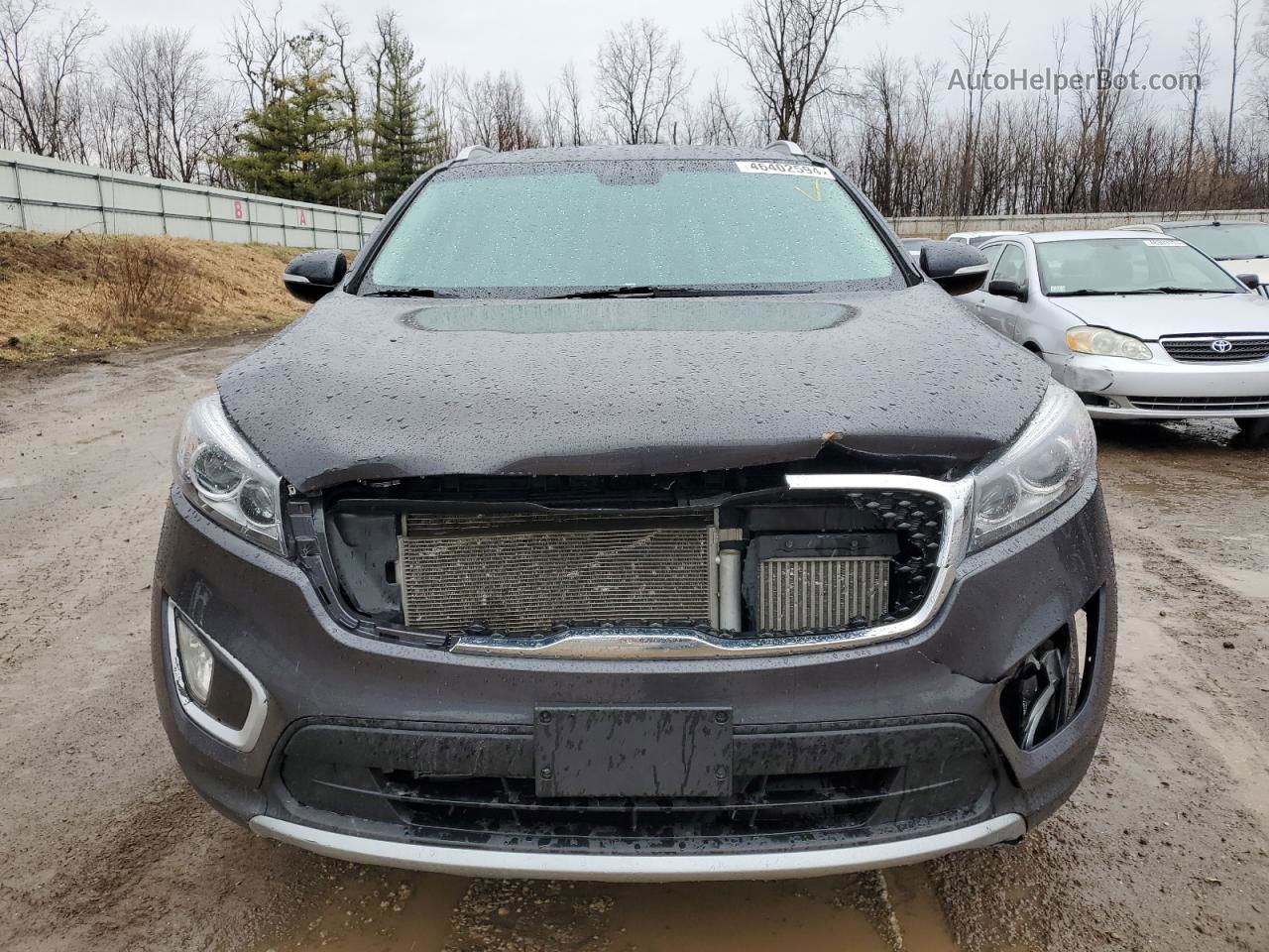 2018 Kia Sorento Ex Gray vin: 5XYPHDA17JG376129