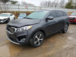 2018 Kia Sorento Ex Gray vin: 5XYPHDA17JG376129