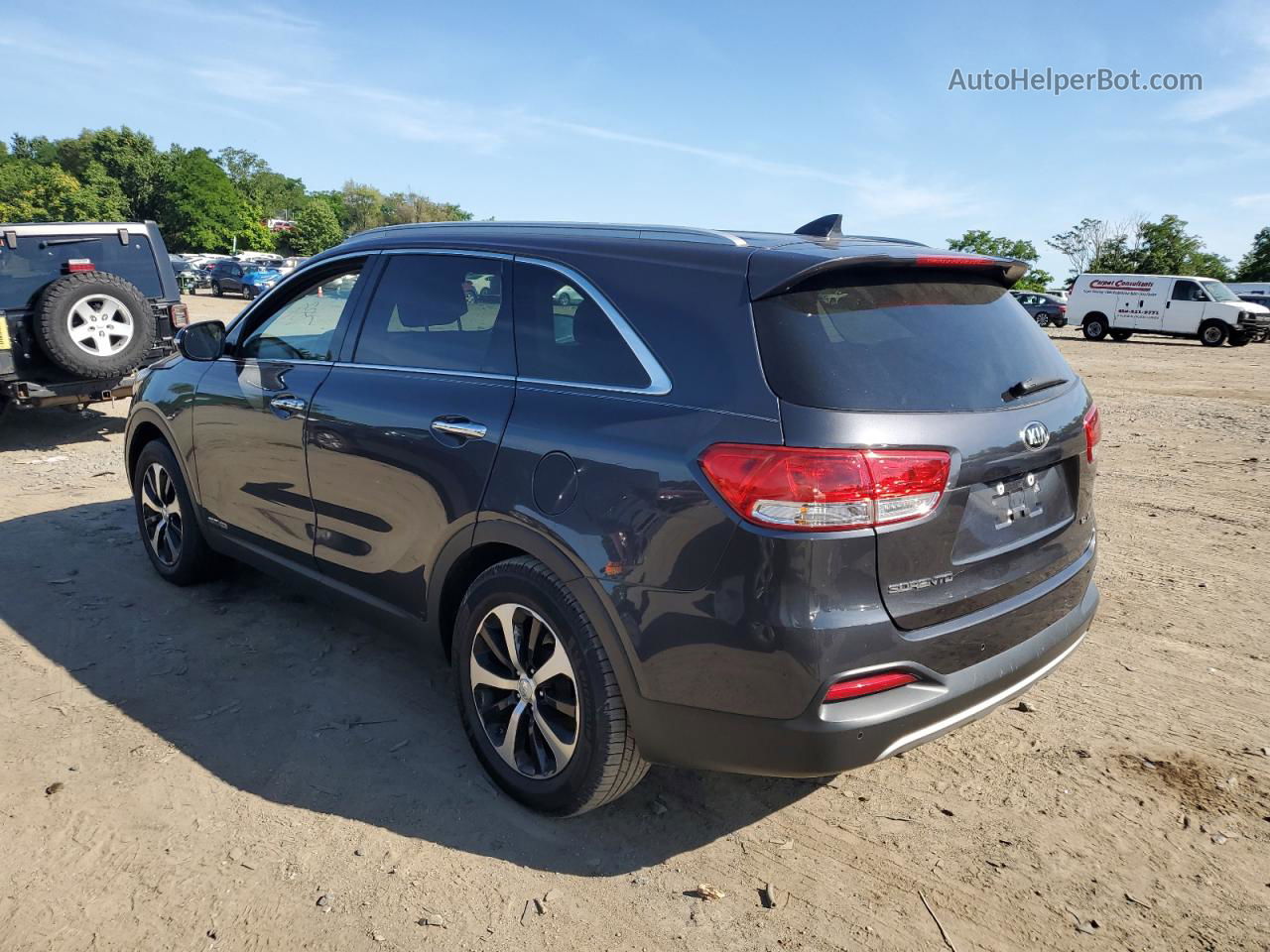 2017 Kia Sorento Ex Серый vin: 5XYPHDA50HG276242