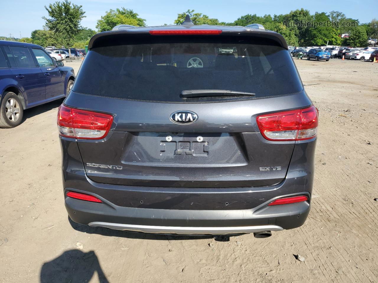 2017 Kia Sorento Ex Серый vin: 5XYPHDA50HG276242