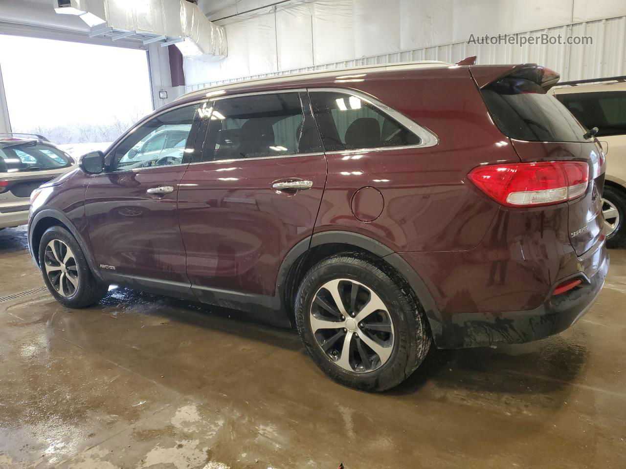 2018 Kia Sorento Ex Burgundy vin: 5XYPHDA50JG405036