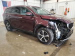 2018 Kia Sorento Ex Burgundy vin: 5XYPHDA50JG405036