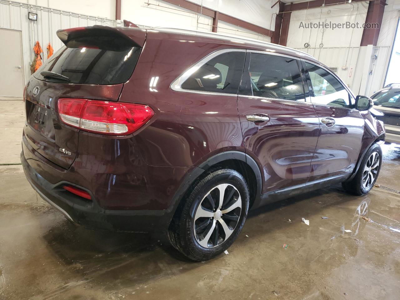 2018 Kia Sorento Ex Burgundy vin: 5XYPHDA50JG405036